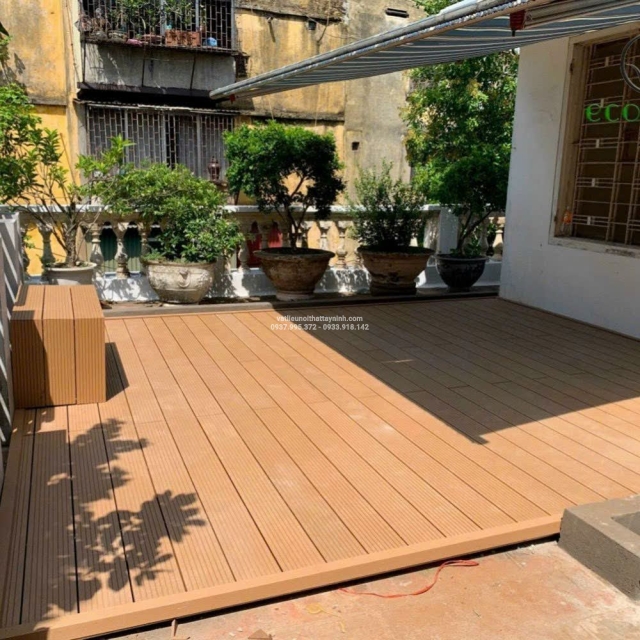 Thanh ốp sàn ngoại thất 2d, 3d chống mối mọt, đẹp 